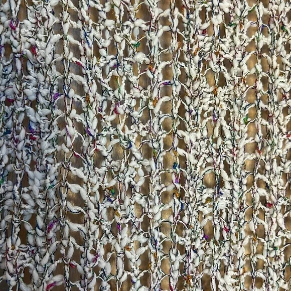 POL Women’s Cardigan Open Knit Short Sleeve Long Line Size Small - Picture 2 of 5